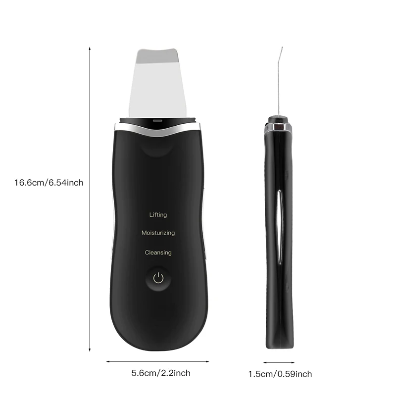 
Portable Vibrate Deep Face Cleaning Skin Scrubber,Sonic Facial Blackhead Scrubber,Professional Ultrasonic Skin Scrubber 