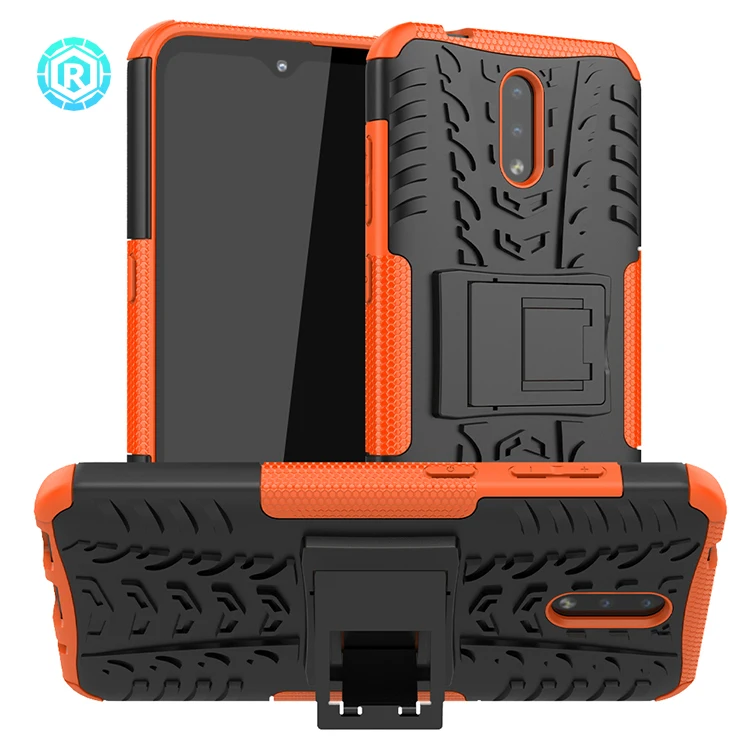 

Roiskin mobile phone case cover for nokia 2.3 kickstand phone case back cover