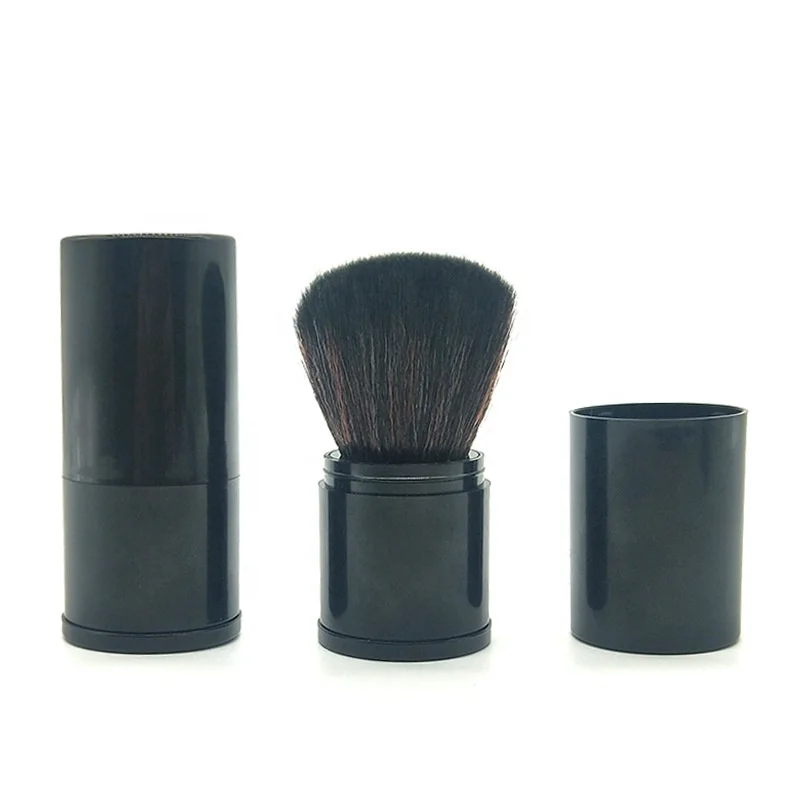 

BEAU FLY Wholesale Retractable Powder Brush Single Makeup Brush for Cosmetic, Pink, black, white