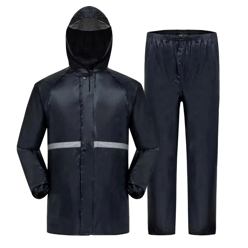 

Cheap price working clothes waterproof rain coat suit, Blue