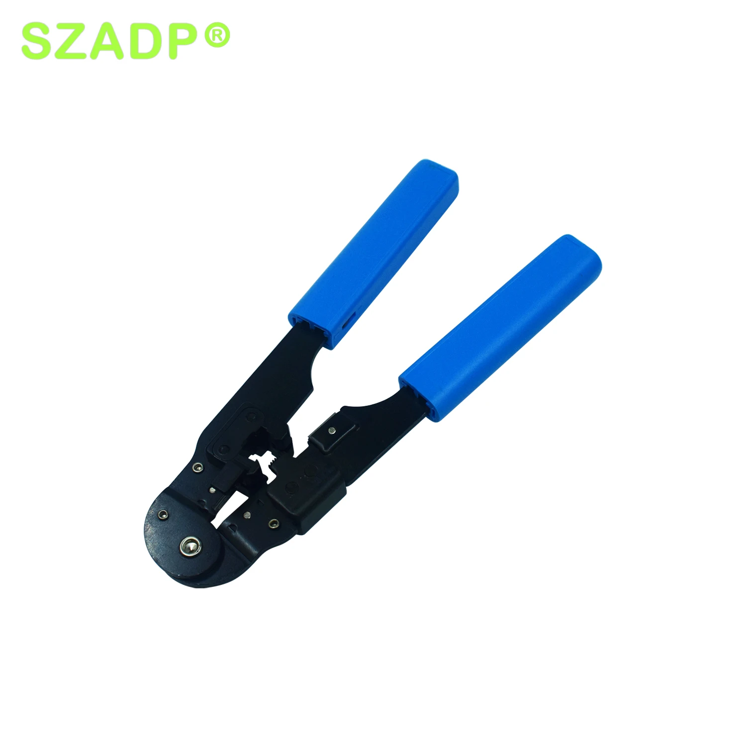 Utp/stp Cat6 Rj45 Ez Crimping Tool Manufacturer Green Color 0.1mm Wire