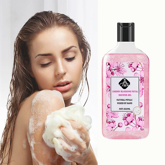 

AH Organic Cherry Blossom Petals Shower Gel Nourish Fragrance Shower Gel In UK