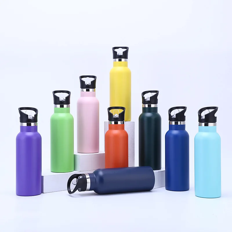 

Flypeak wholesale customized branded logo insulated leakproof vacuum bottle stainless steel vacuum flask water bottle with lid, Customized color