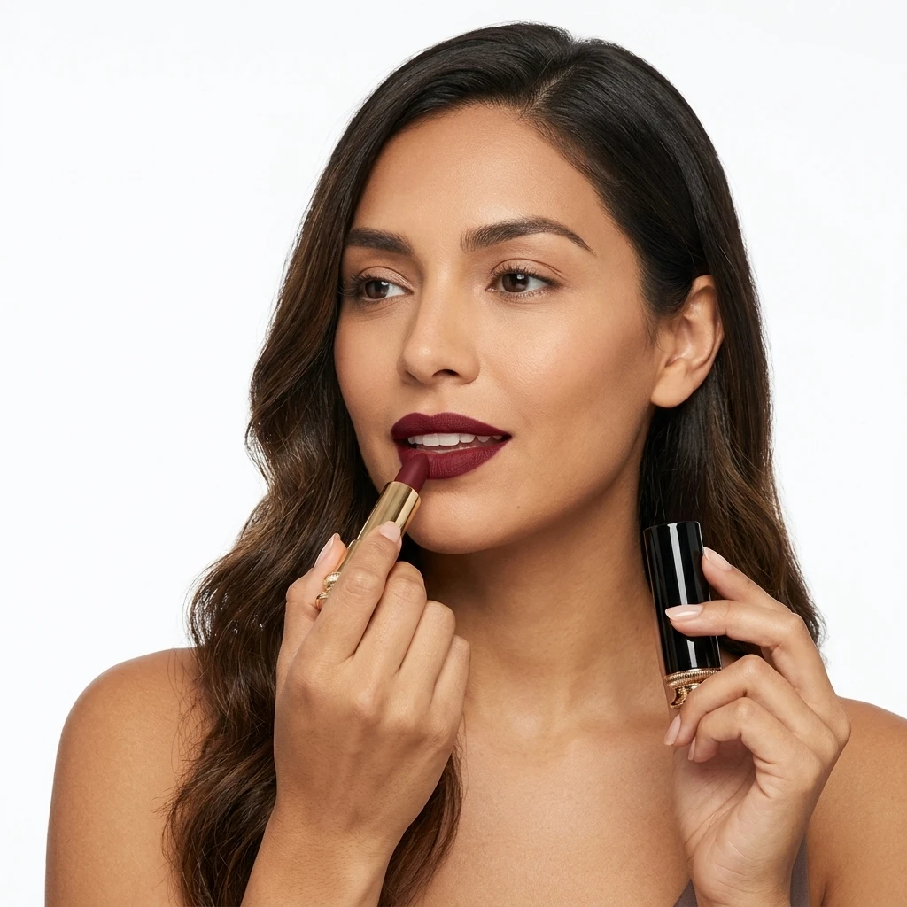 Vegan Cruelty Free Red Matte Lipstick Moisturizing Velvet Matte Lipstick Lip Makeup