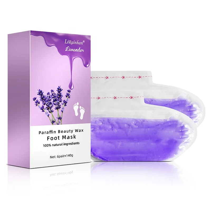 

Lavender Paraffin Beauty Wax Foot Mask Foot Mask Peeling Feet Moisturizing Brighten Foot Mask