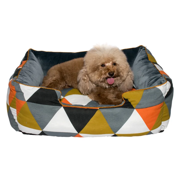 

Christmas day cute and warm dog bed pet, Grey