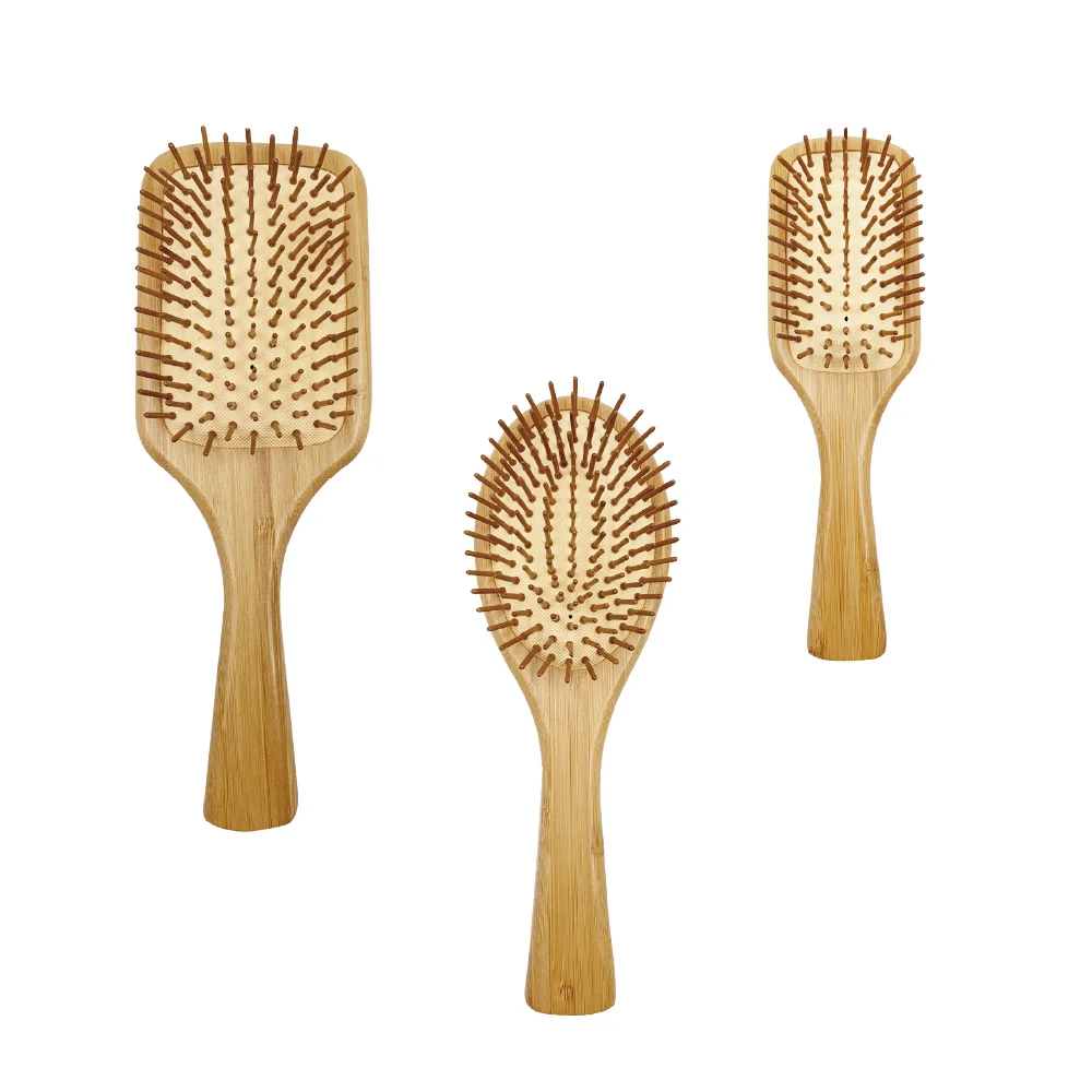 

High quality natural wooden hair brush, Natural color