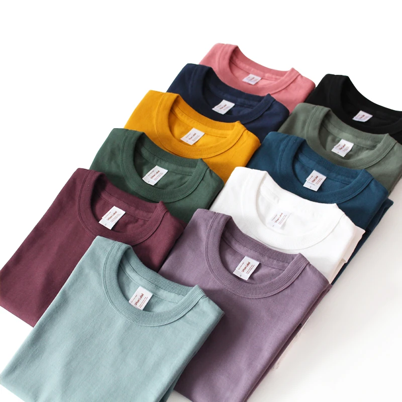 

YLS Wholesale 300 gsm Heavy Weight Thick Export High Quality Plain Blank Unisex T-Shirt