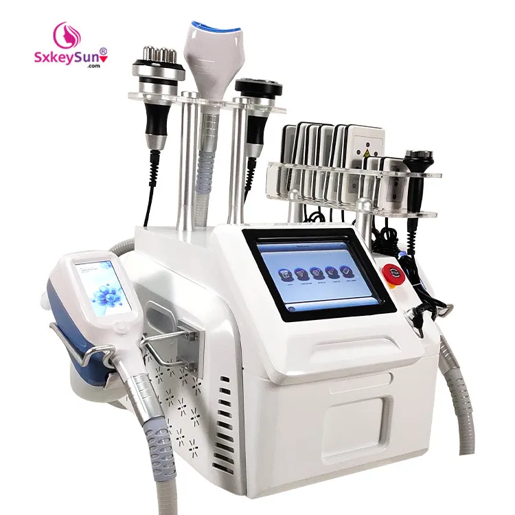 

Portable 4 in 1 Cryo 40k Cavitation RF Laser Machine combine Double Chin Cryo