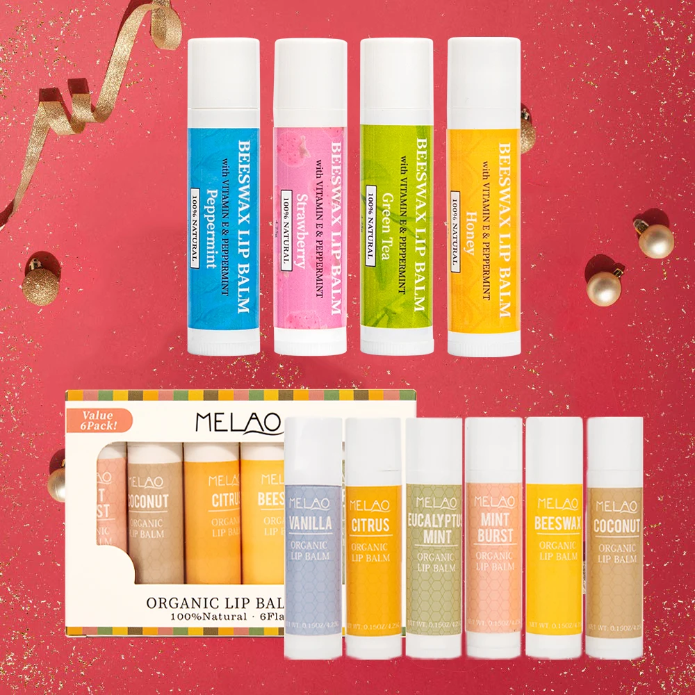 

MELAO Private Label Wholesale New Arrival Vegan Custom Brand Organic Natural Collagen Honey Lip Balm For Hydrating Dry Lip