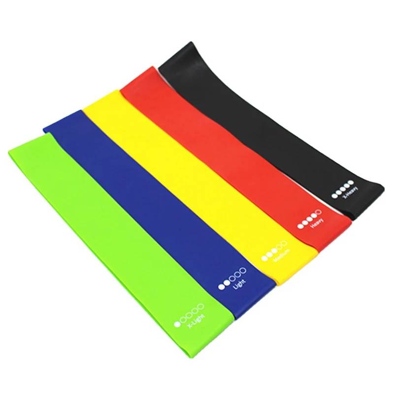 

Fitness Gum Custom Logo Elastic Rubber Bands For Fitness Workout Equipment Training Exercise Gym Strength Latex Resistance Bands, Black,red,yellow,blue,green