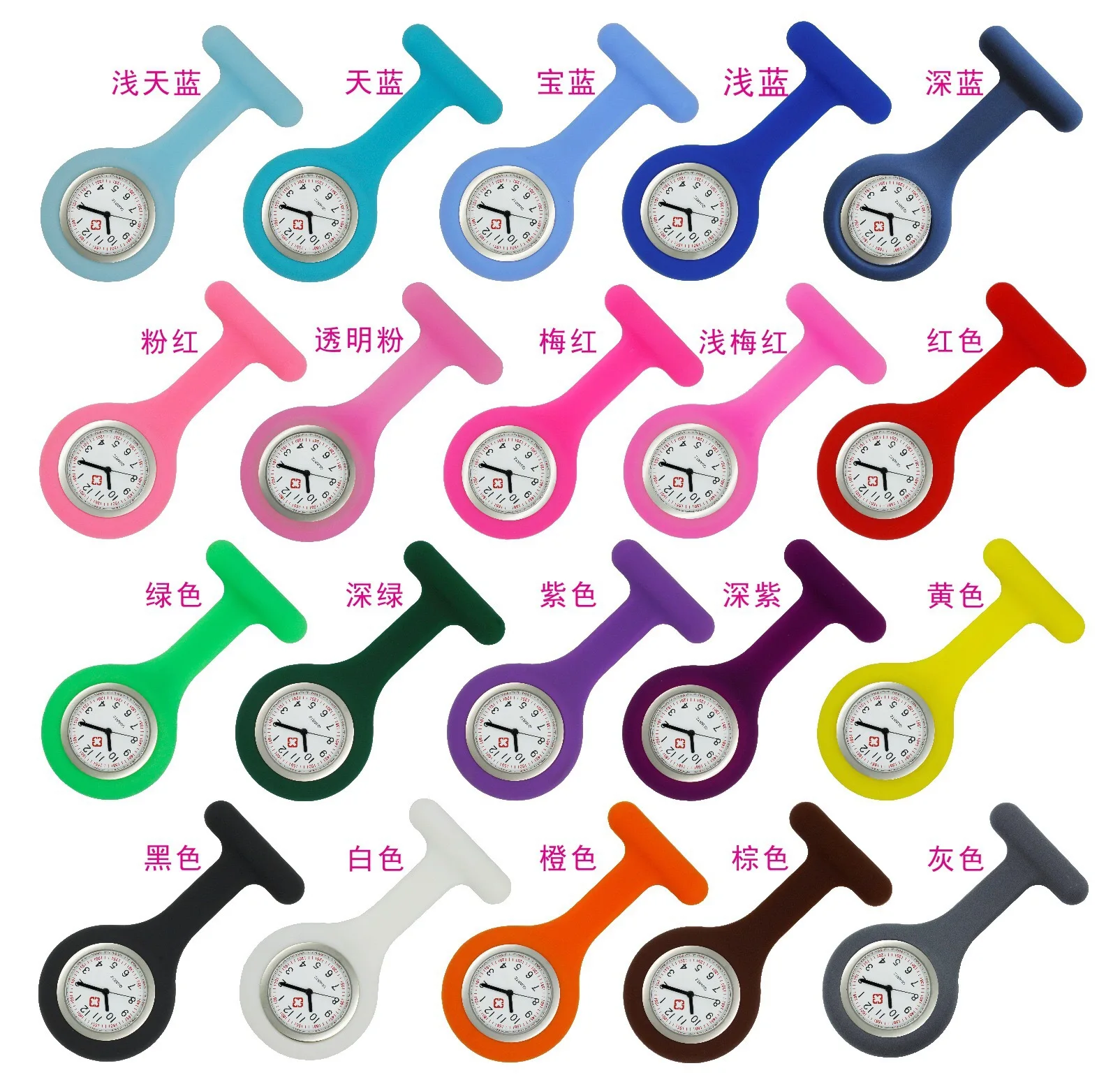 

Custom Logo Watch Promotional Items Brooch Watch Tunic Fob Nursing Pendant Relogio Masculino Nurses Watches, 15 type