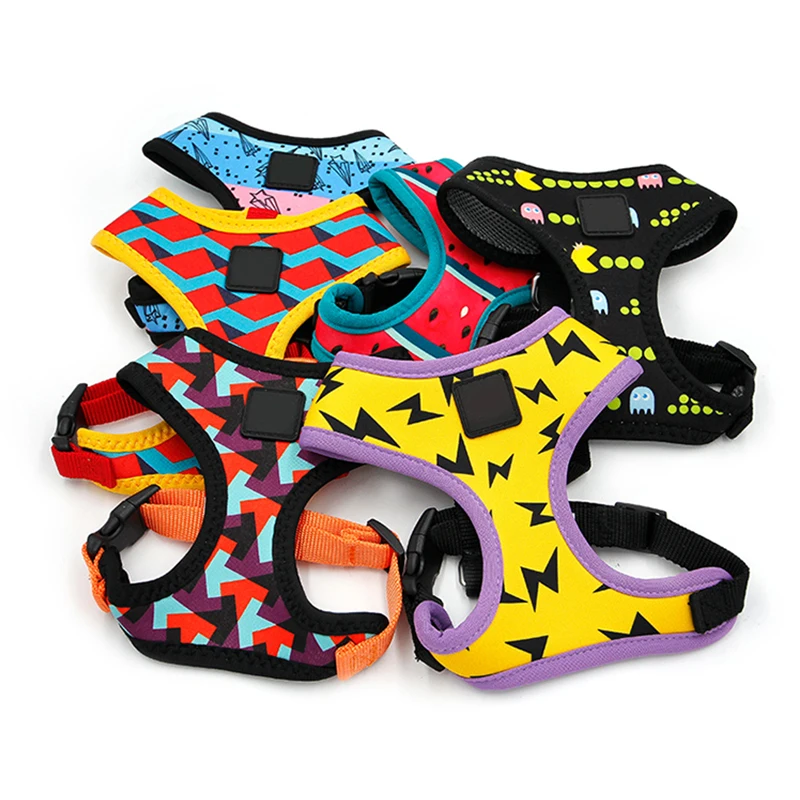 

Breathable Adjustable Multi-color PP Bow Mesh Custom Pet Leash Collar Harness