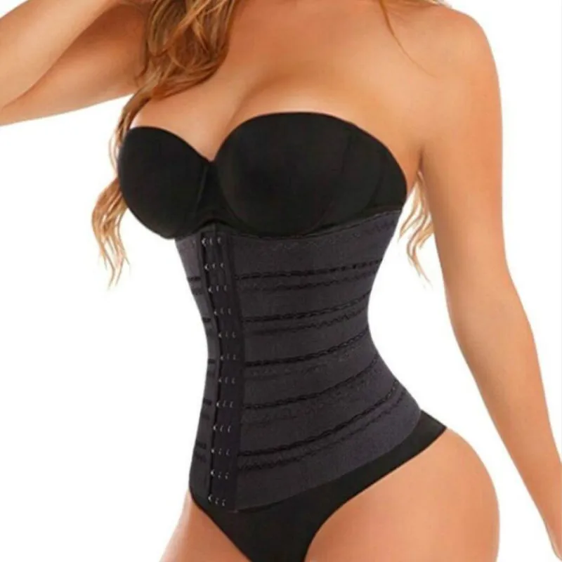 

Wholesale Factory Price slimming sweat belt waist corset fat burner support waist trainer shaper, Black,skin color