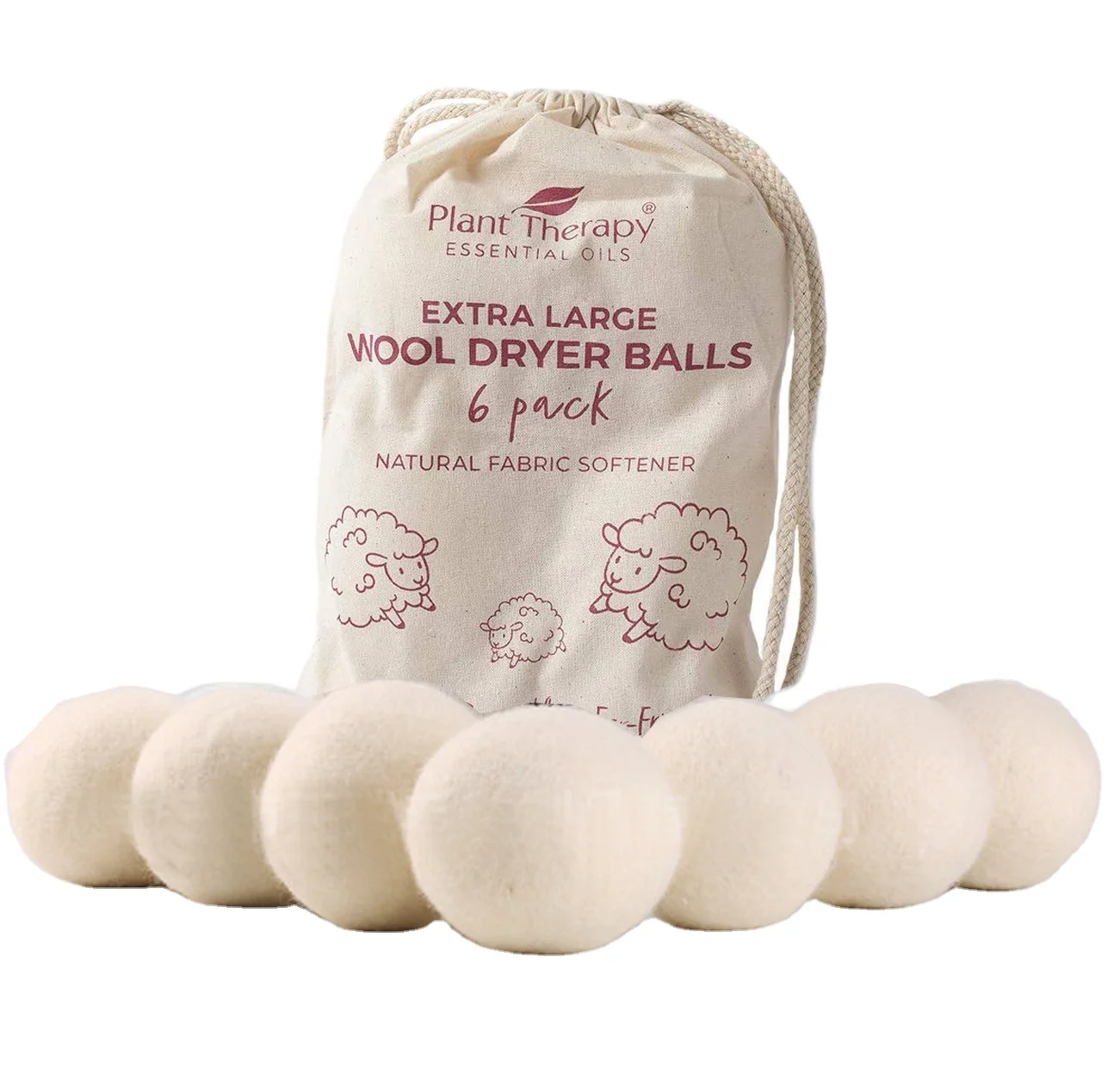 

New trends products 2021 new arrivals amazon new products pure organic New zealand wool laundry balls as seen on TV, White grey dark grey