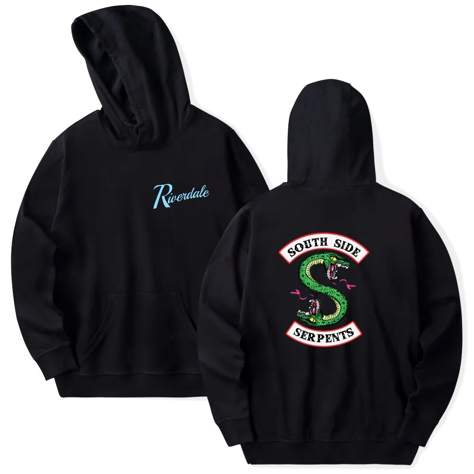 

Riverdale Hoodie Sweatshirts Plus Size South Side Serpents Streetwear Tops Spring Hoodies Men Women Hooded Pullover Tracksuit