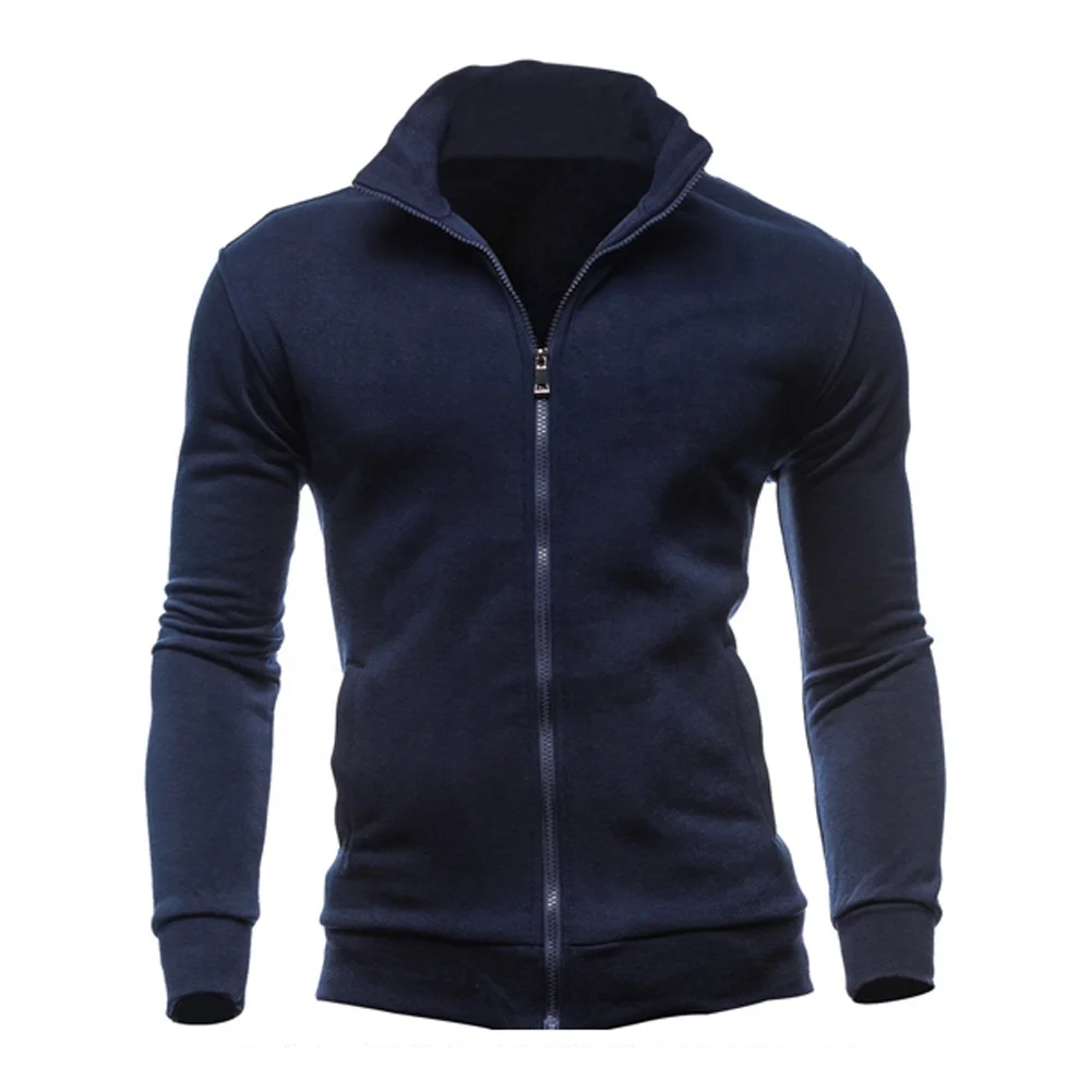 

Men's Sports Sweatshirt Zipper Stand Collar Jacket Outdoor Cycling Running Sweater Jacket, Pictures