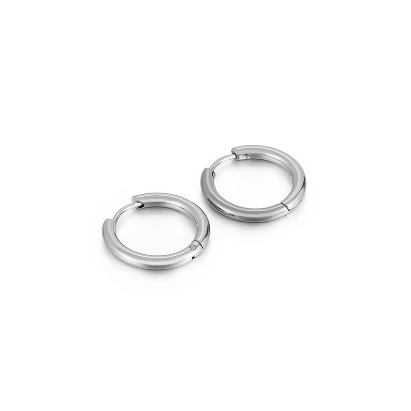 

High Quality Fancy Stainless Steel Gradient Earrings Hoop Round Earrings, Other
