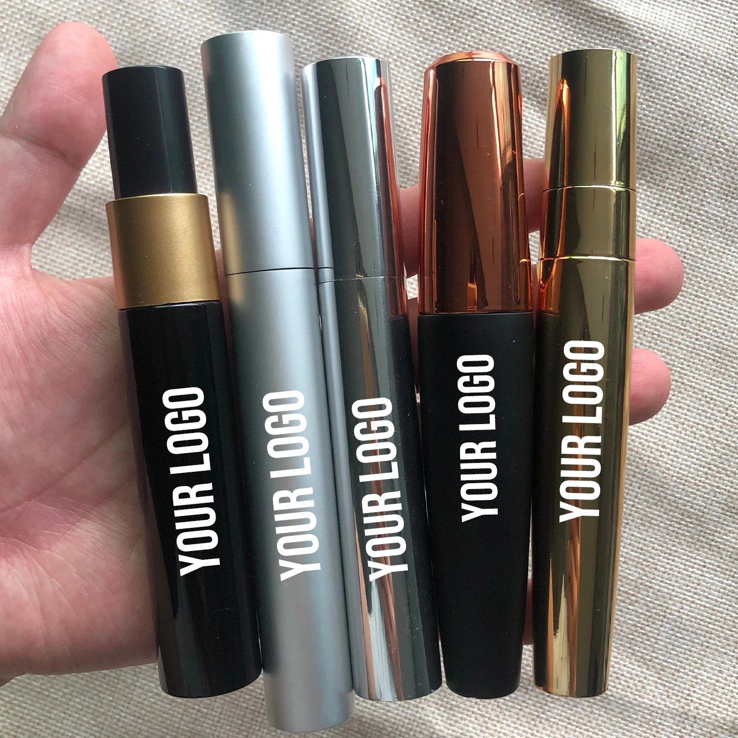 

Hot Selling Waterproof Mascara Custom Logo New Makeup Black 4D Silk Fiber No Logo Mascara