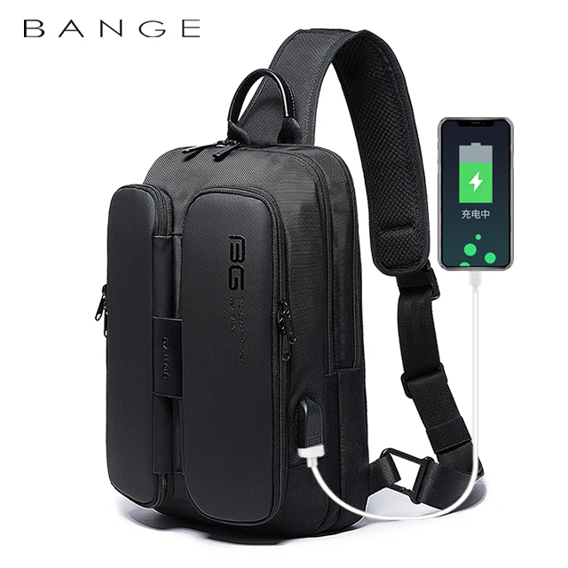 

2020 hot sell korean bag slings wholesales anti theft men crossbody shoulder custom new fashion casual men sling bag