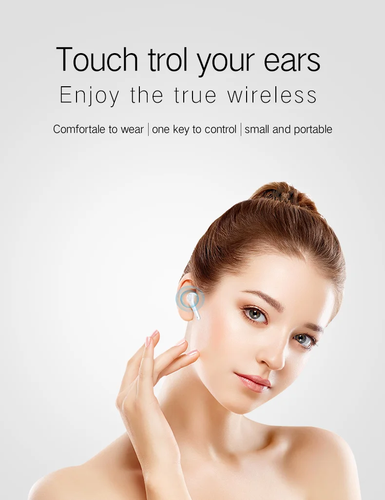 2020 Mini Blue tooth Ear Buds BT5.0 Waterproof True TWS Wireless Earbuds with Charging Case - ANKUX.COM