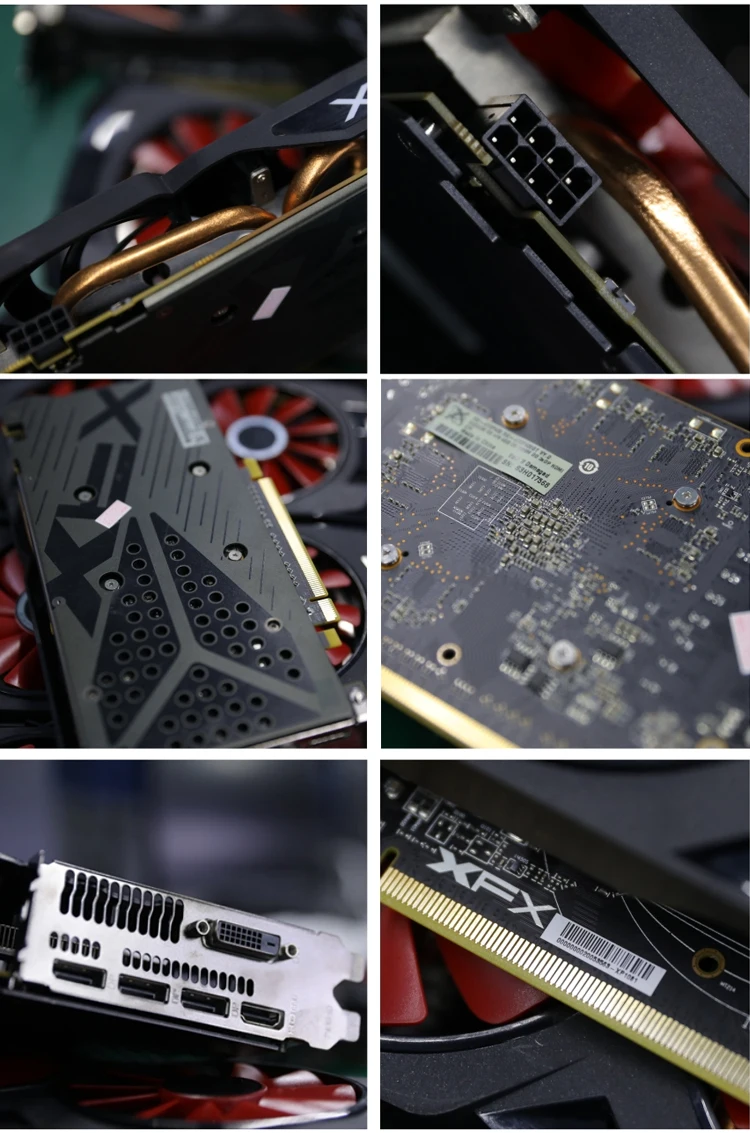 Colorful Xfx Rx580 8gb Desktop Computer Game Refurbished Graphic Card