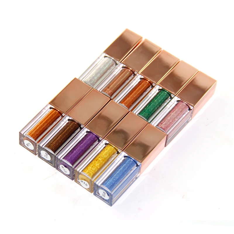 

Custom LOGO metallic liquid eyeshadow private label set shimmer liquid glitter eyeshadow, 14color