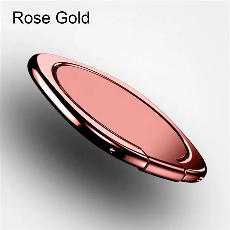 

2019 Best Selling Magnetic Attached Metal Finger Ring Holder Grip Phone Holder, Black, silver, gold, rose gold