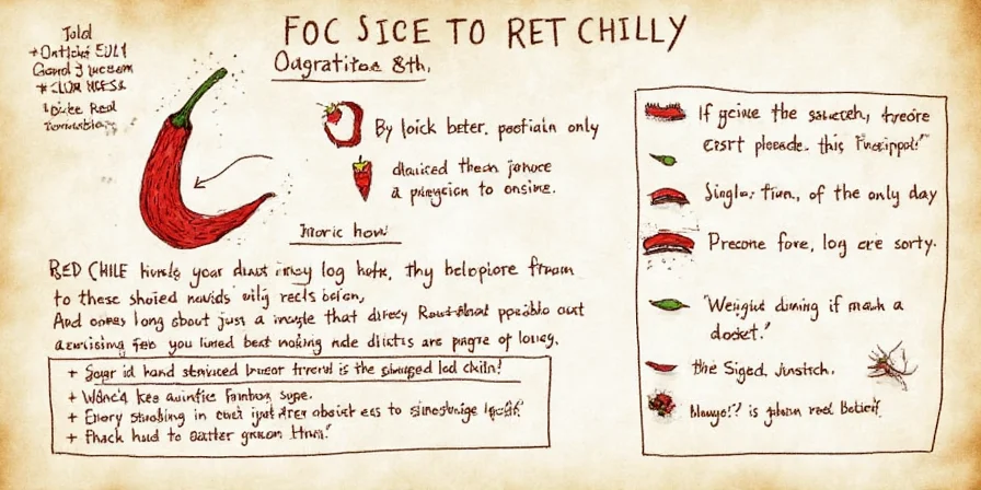 Different types of dried red chiles