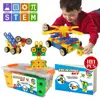 Stem toys kit educational building blocks 101pcs ,abs plastic type building block hot sell in amazon