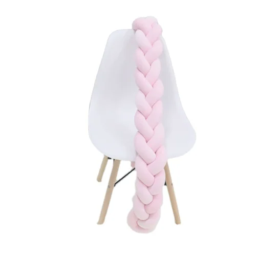 

1M/2M/3M Baby Bumper Bed Braid Knot Pillow Cushion Bumper for Infant Bebe Crib Protector Cot Bumper Room Decor
