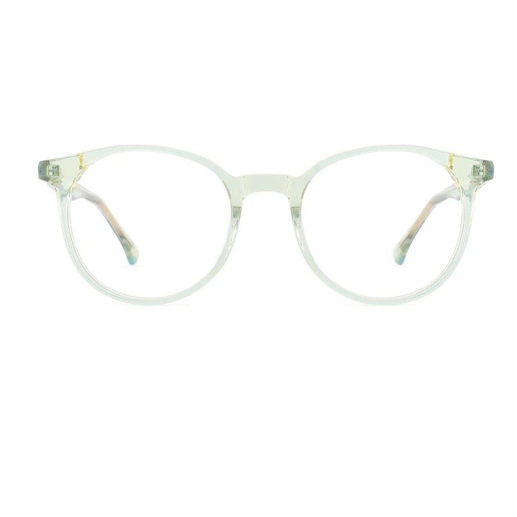 

Wholesale Low Moq Spring Hinge Vintage Popular Fashion Acetate Optical Glasses Frames, 4 colors