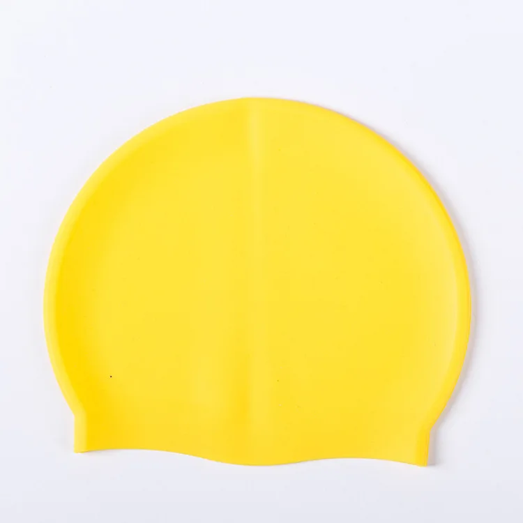 

2020 Hot Selling Summer Durable Elastic Silicone Pool Beach Swim Cap Swimming Hat Head Cap Gorro de natacion, Yellow, orange, red, blue, purple, etc