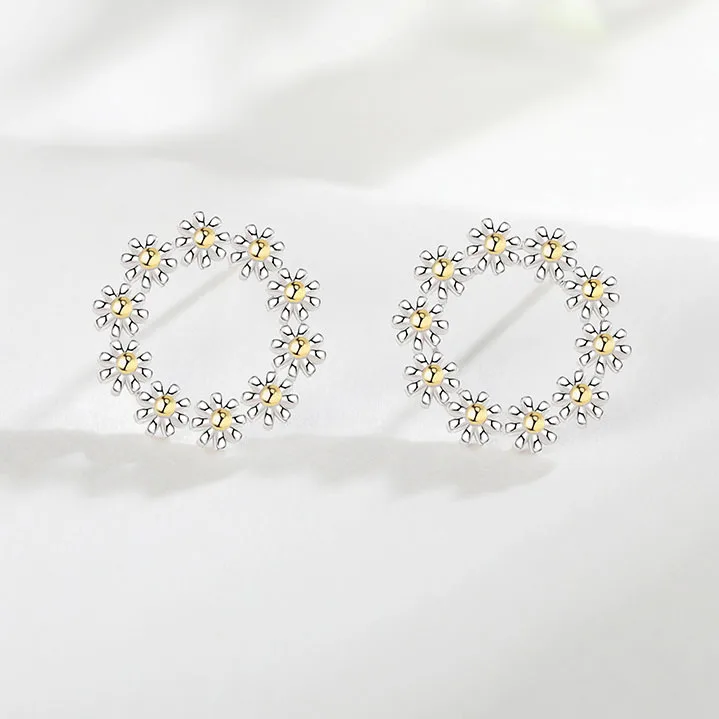 925 Sterling Silver Women's Personalized Niche Design Garland Earrings the New Fashion Earrings of 2022