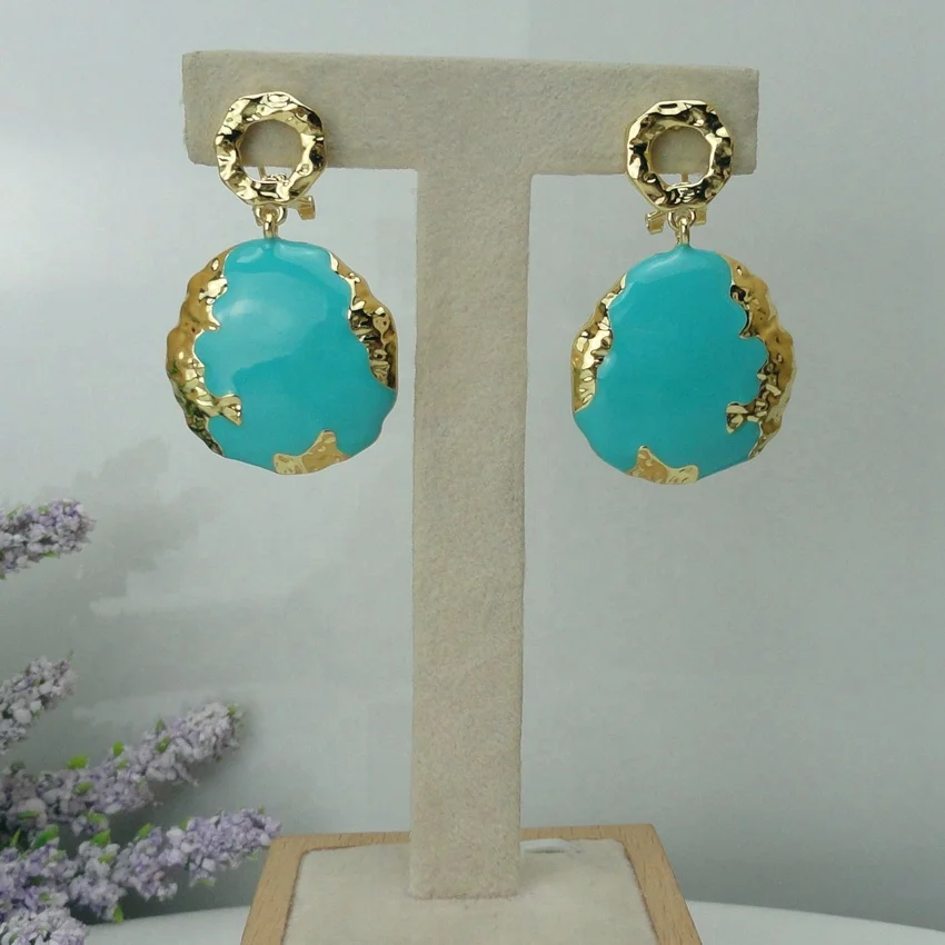 

New Arrival Costume Elegant Designs Italian Lady Earing for Women FHK8696, Any color you want