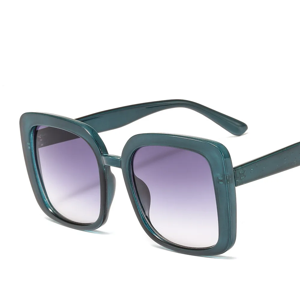 

QSKY Wholesale unisex leopard new fashion square sun glasses pc frame UV400 square vintage sunglasses, Choice
