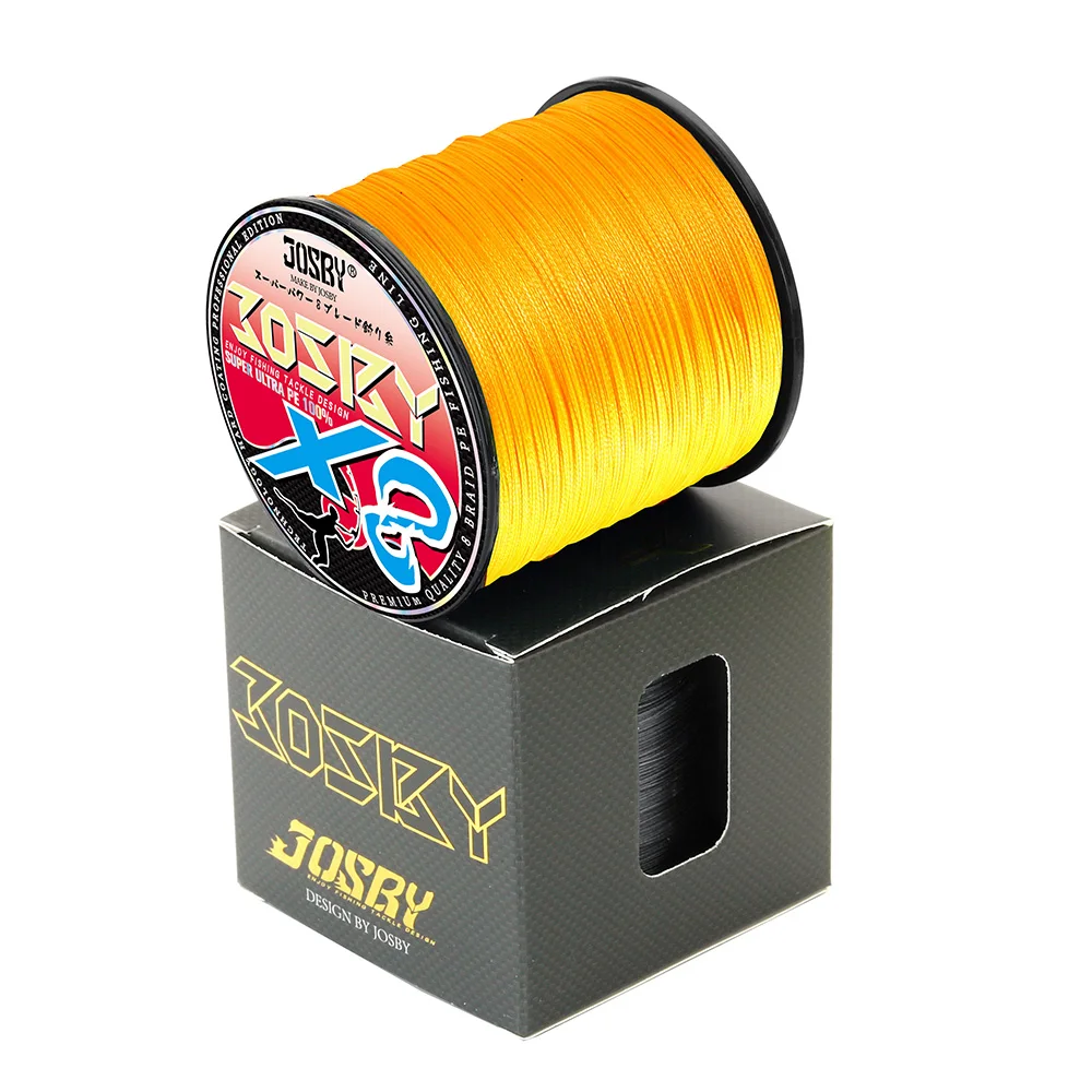 

Durable JOSBY 8 strands 100 150 200 300 500 1000 m PE fly woven fishing line