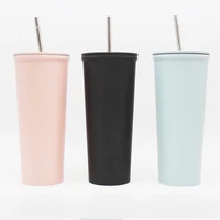 

20oz Stainless Steel skinny tumbler with straw ,custom design sublimation printing water bottle