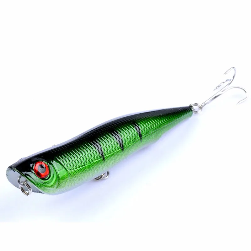 

1Pcs 10.5cm/15.7g Floating Pencil Fishing Bait Lure Artificial Plastic 3D Eyes Minnow Fishing Hard Bait Lure With Hook For River