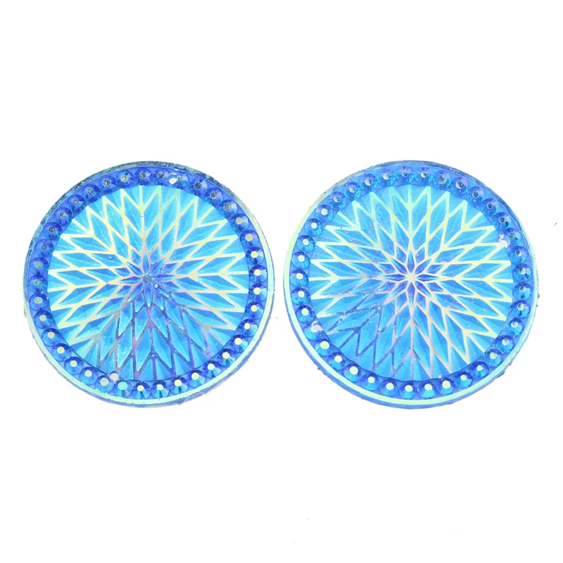 

Taidian 50 PCS/BAG WholesaleJewelry Findings  Round Gypsophila Resin Cabochon For Native Artist