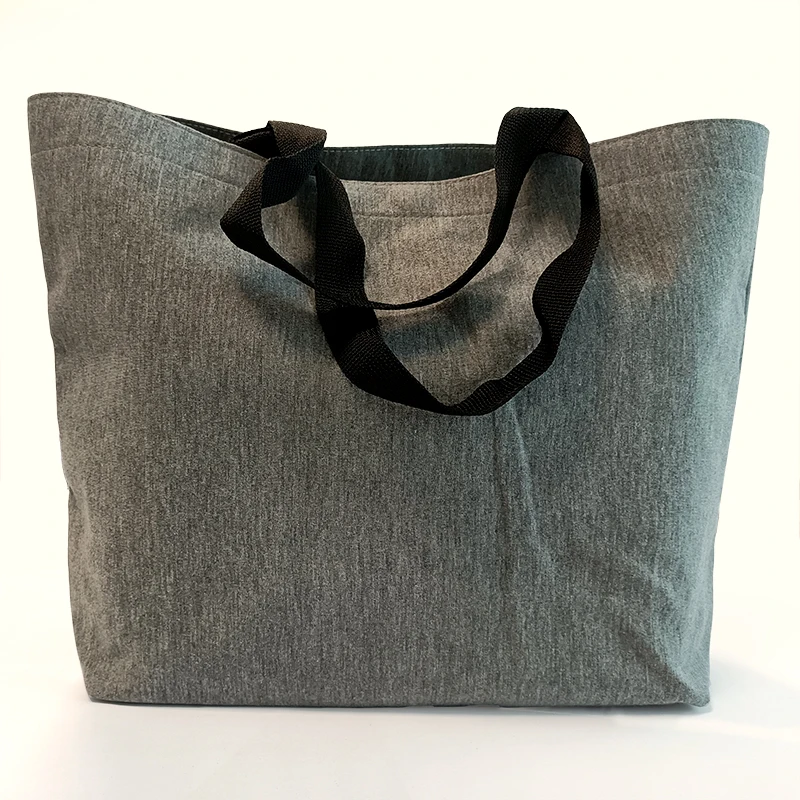 

Promotional Recycle Custom Printed Shopping Bag Solid color casual bag Travel Knitting Bag