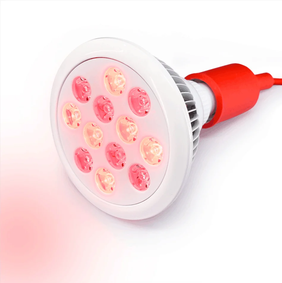 

Drop Shipping Amazon Hot Sale PDT Machine Beauty Device Pain Relief 660nm 850nm Handheld E27 24W Red Light Therapy Bulb