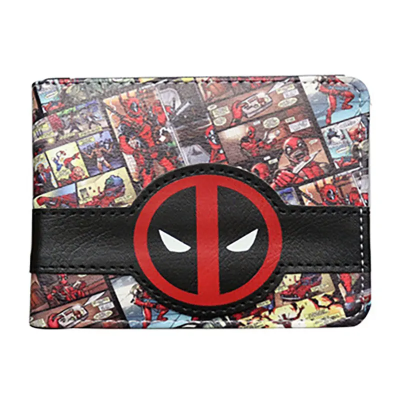 

Professional PU PVC Wallets Supply Latest Marvel Series Purses Unique Design Cartoon Anime Wallet Cool Deadpool Wallets for Men