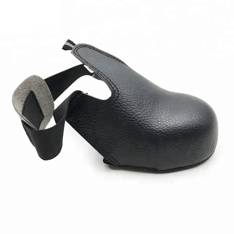 

microfiber upper slip on overshoes steel toe cap cover safety shoes for visitor
