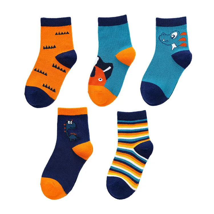 

T-king Design Logo Custom Wholesale Cartoon Christmas Anti Slip Ankle Children's Baby Socks, Custom color