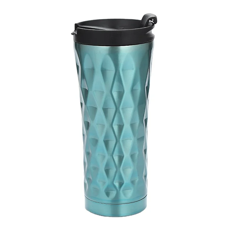 

Vacuum Insulated Drinking Wine Tumbler Travel Mug Stainless Steel Tumblers, Black, white, green and custom color