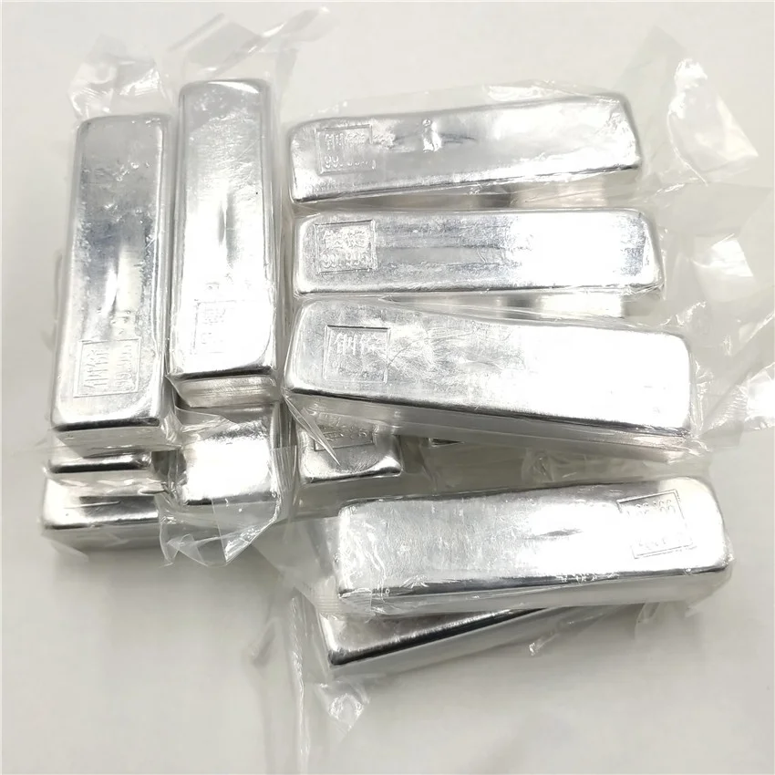
Factory supply 99.995% indium ingot for sacrificial anode material 