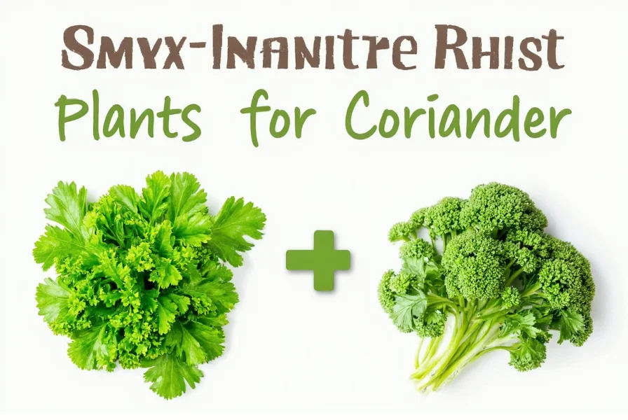 coriander companion plants what works and what doesn t