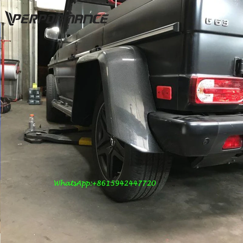 G-Wagon Front Fender Flares – Pair, Unpainted Primed, Fits G500 G550 G63, 4 Pieces
