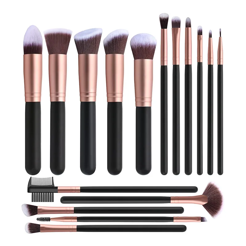 

16Pcs Makeup Brushes Set Powder Foundation Eyeshadow Eyeliner Lip Make up Brush Maquiagem Cosmetics Beauty Tools, Show in picture